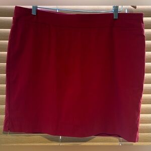 *LIKE NEW* Kim Rogers Cherry Red Mini Skort size 16